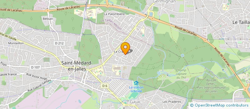 localisation de l'entreprise MONSIEUR GABRIEL EGELS à SAINT-MEDARD-EN-JALLES