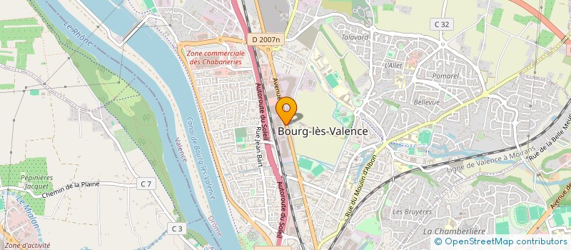 localisation de l'entreprise MONSIEUR GABRIEL ELIAS  BOURG-LES-VALENCE