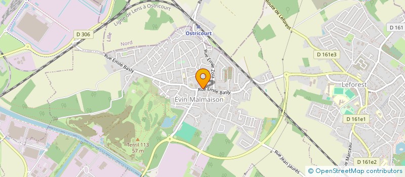 localisation de l'entreprise MONSIEUR GABRIEL EMAILLE  EVIN-MALMAISON