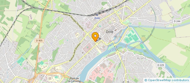 localisation de l'entreprise MONSIEUR GABRIEL EME à DOLE
