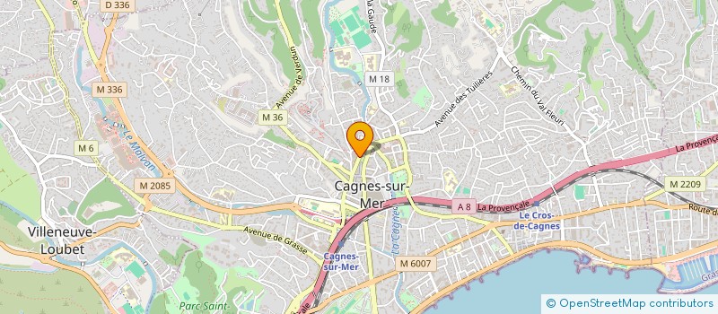 localisation de l'entreprise MONSIEUR GABRIEL ERMURACHE  CAGNES-SUR-MER