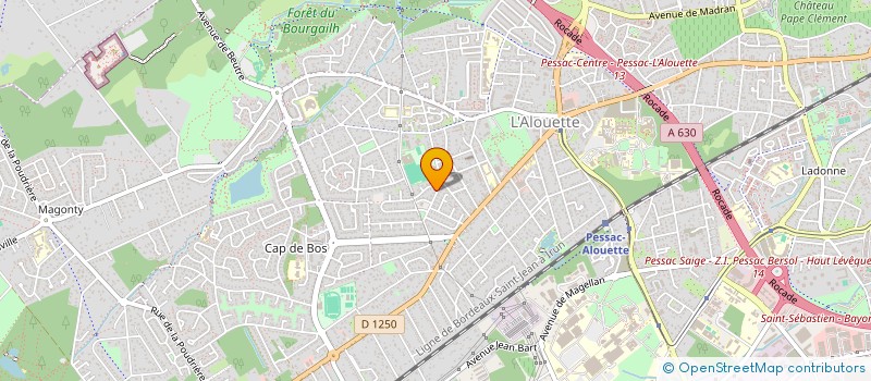 localisation de l'entreprise MONSIEUR GABRIEL EVENEY  PESSAC