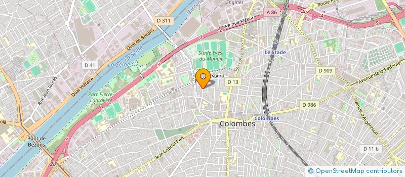 localisation de l'entreprise MONSIEUR GABRIEL FARAH  COLOMBES