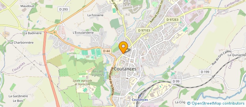 localisation de l'entreprise MONSIEUR GABRIEL FAUDEMER  COUTANCES