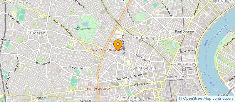 localisation de l'entreprise MONSIEUR GABRIEL FAYE  BORDEAUX