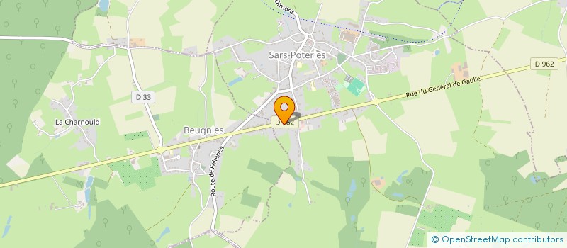 localisation de l'entreprise MONSIEUR GABRIEL FERACCI à SARS-POTERIES