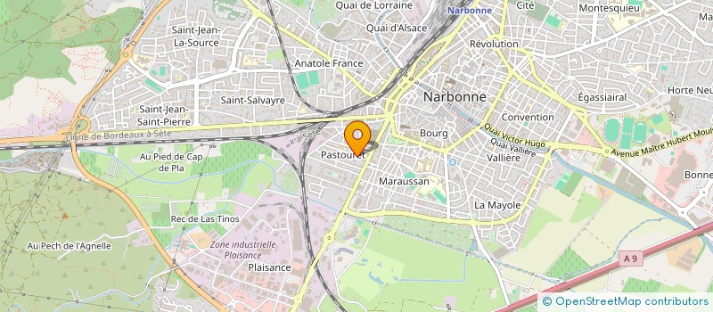 localisation de l'entreprise MONSIEUR GABRIEL FERNANDEZ à NARBONNE