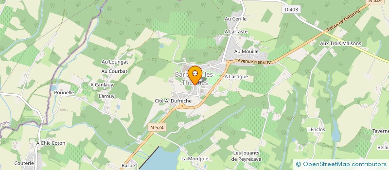 localisation de l'entreprise MONSIEUR GABRIEL FERNANDEZ GARCIA à CAZAUBON