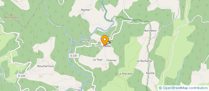 localisation de l'entreprise MONSIEUR GABRIEL FEROUSSIER  SAINT-MICHEL-DE-CHABRILLANOUX