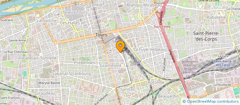 localisation de l'entreprise MONSIEUR GABRIEL FERRARIS  TOURS