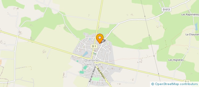 localisation de l'entreprise MONSIEUR GABRIEL FERREIRA  QUELAINES-SAINT-GAULT