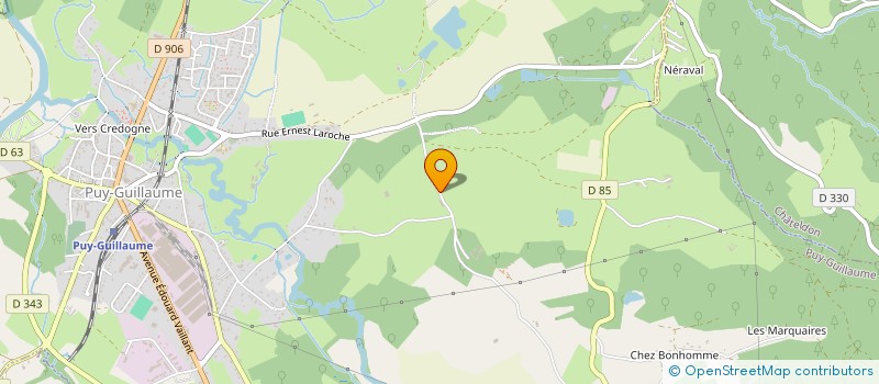 localisation de l'entreprise MONSIEUR GABRIEL FERRES  PUY-GUILLAUME