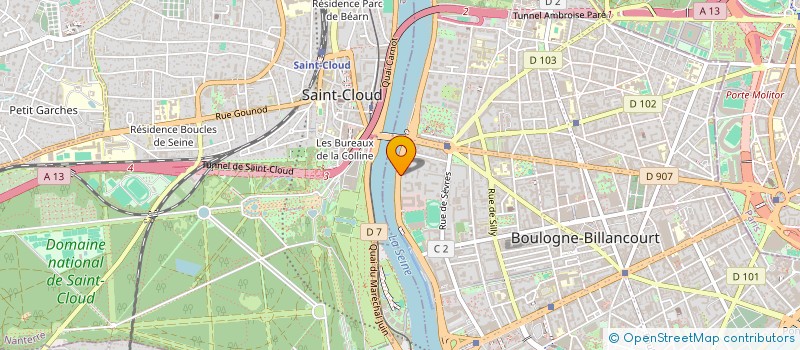 localisation de l'entreprise MONSIEUR GABRIEL FILJA à BOULOGNE-BILLANCOURT