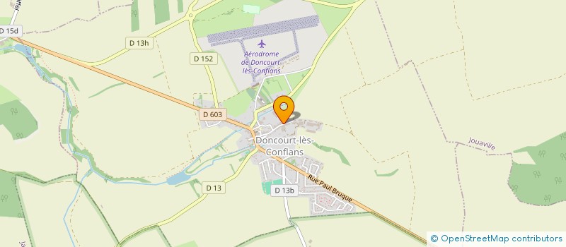 localisation de l'entreprise MONSIEUR GABRIEL FLORENTIN  DONCOURT-LES-CONFLANS