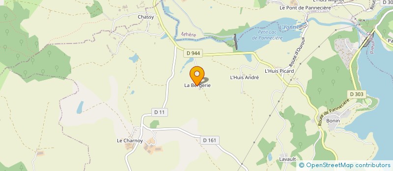 localisation de l'entreprise MONSIEUR GABRIEL FLORY à SAINT-LEGER-DE-FOUGERET