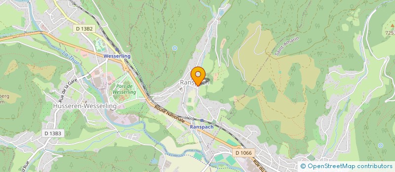 localisation de l'entreprise MONSIEUR GABRIEL FLUHR  RANSPACH