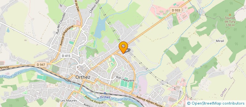 localisation de l'entreprise MONSIEUR GABRIEL FOIX  ORTHEZ