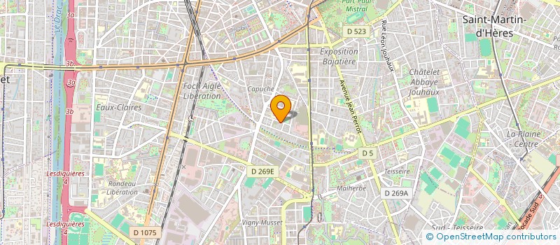 localisation de l'entreprise MONSIEUR GABRIEL FONTAINE  GRENOBLE