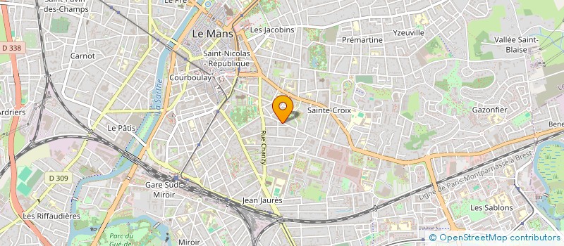 localisation de l'entreprise MONSIEUR GABRIEL FORESTIER à LE MANS