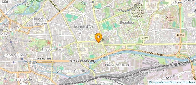 localisation de l'entreprise MONSIEUR GABRIEL FOUCHER  RENNES