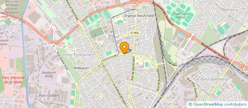 localisation de l'entreprise MONSIEUR GABRIEL FOURIER  REIMS