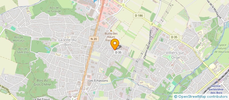 localisation de l'entreprise MONSIEUR GABRIEL FRAGA  BALLAINVILLIERS