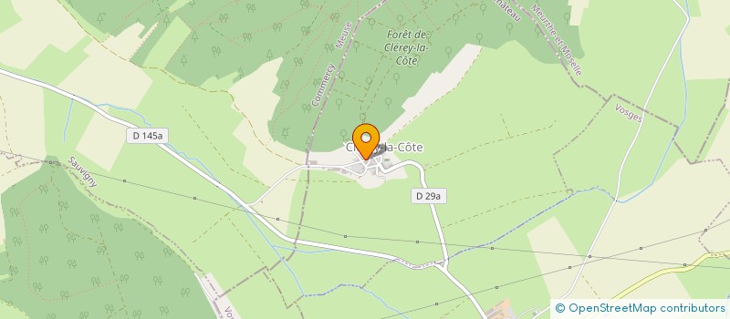 localisation de l'entreprise MONSIEUR GABRIEL FRESNAIS  CLEREY-LA-COTE