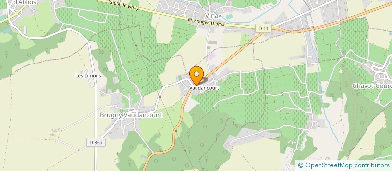 localisation de l'entreprise MONSIEUR GABRIEL FRESNE  BRUGNY-VAUDANCOURT