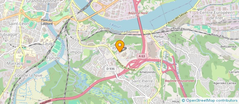 localisation de l'entreprise MONSIEUR GABRIEL GAFARI  BAYONNE