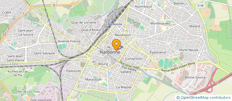 localisation de l'entreprise MONSIEUR GABRIEL GALOPIER à NARBONNE