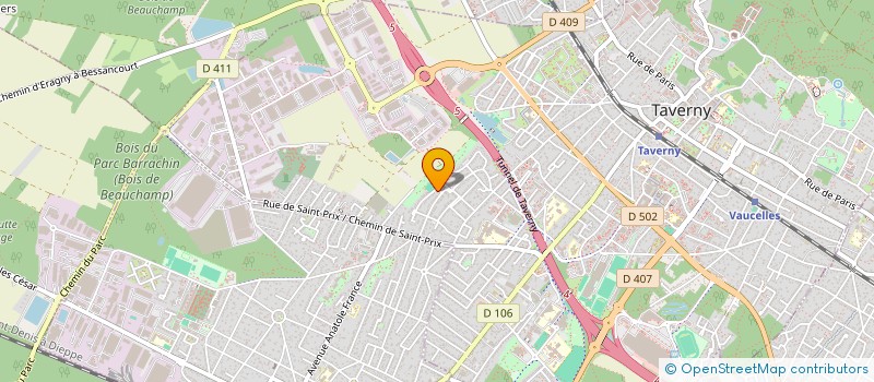 localisation de l'entreprise MONSIEUR GABRIEL GARCIA  TAVERNY