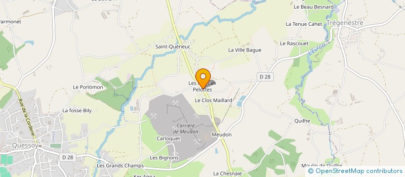 localisation de l'entreprise MONSIEUR GABRIEL GAVIOLI  QUESSOY