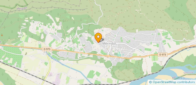 localisation de l'entreprise MONSIEUR GABRIEL GENIS  MERINDOL