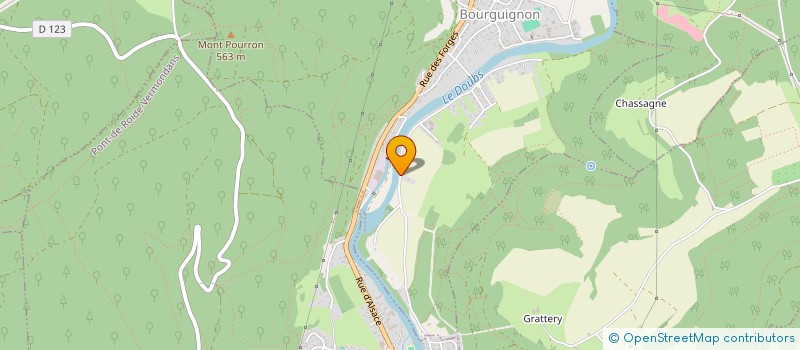 localisation de l'entreprise MONSIEUR GABRIEL GENTIT  BOURGUIGNON