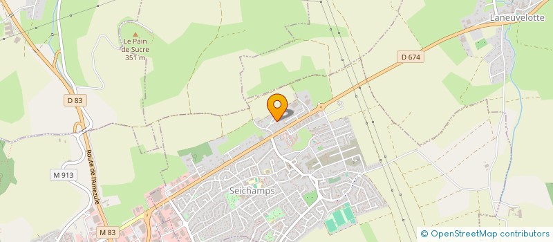 localisation de l'entreprise MONSIEUR GABRIEL GEORGE  SEICHAMPS