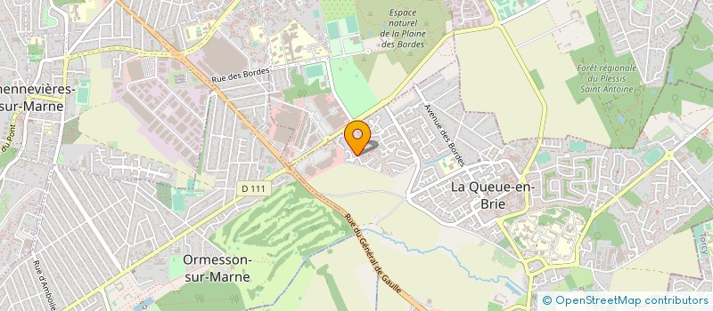 localisation de l'entreprise MONSIEUR GABRIEL GEORGES GUITARD  LA QUEUE-EN-BRIE