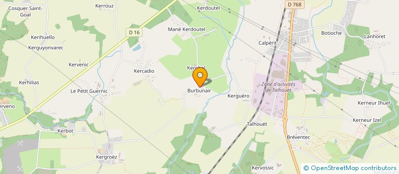 localisation de l'entreprise MONSIEUR GABRIEL GHEORGHE  PLUVIGNER