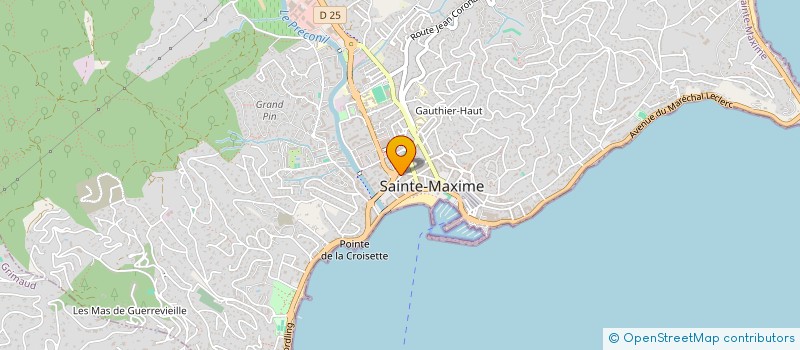 localisation de l'entreprise MONSIEUR GABRIEL GHIGLINO  SAINTE-MAXIME