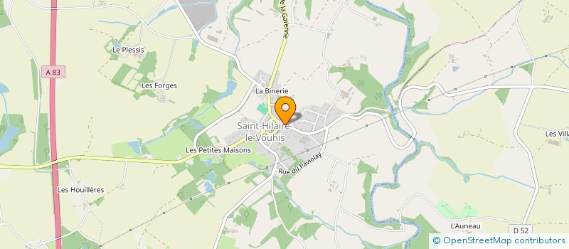localisation de l'entreprise MONSIEUR GABRIEL GILBERT à SAINT-HILAIRE-LE-VOUHIS