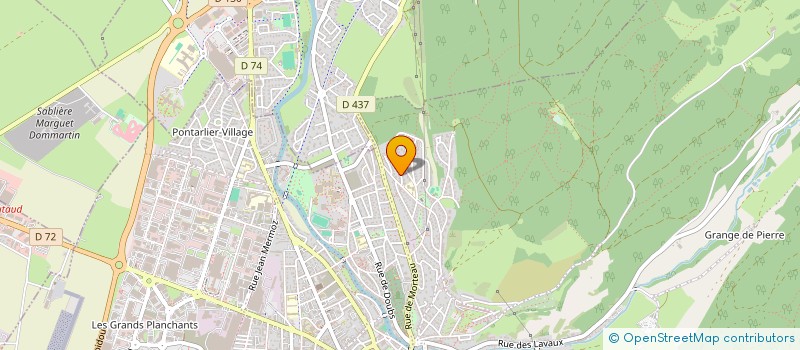 localisation de l'entreprise MONSIEUR GABRIEL GIMENEZ  PONTARLIER