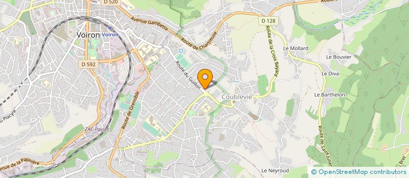 localisation de l'entreprise MONSIEUR GABRIEL GIRARDI  COUBLEVIE