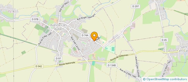 localisation de l'entreprise MONSIEUR GABRIEL GOFFART  AVESNES-LES-AUBERT