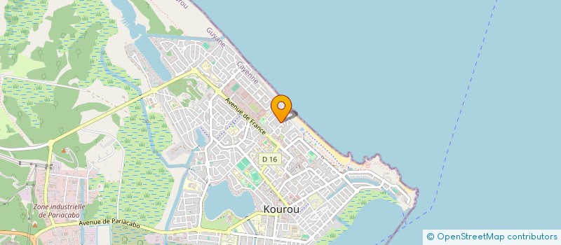 localisation de l'entreprise MONSIEUR GABRIEL GONCALVES BORGES  KOUROU