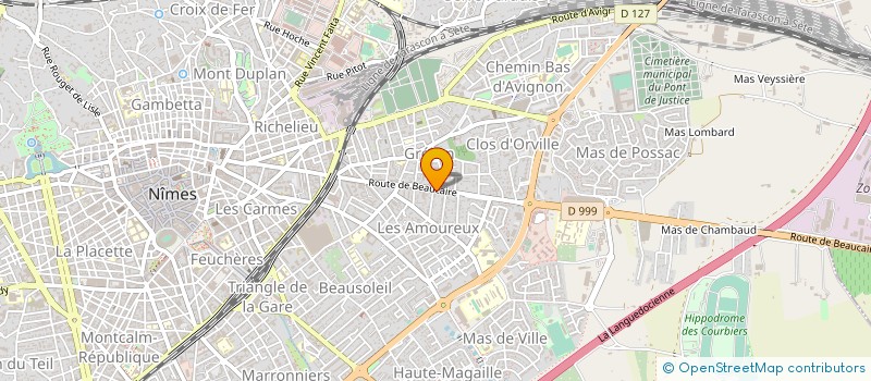 localisation de l'entreprise MONSIEUR GABRIEL GONDAT  NIMES