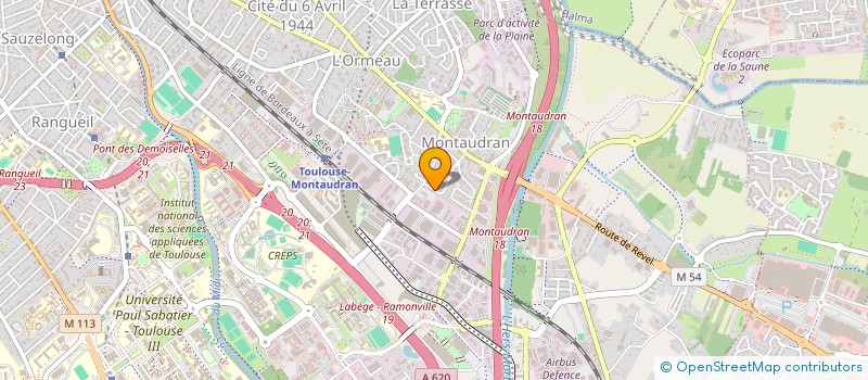 localisation de l'entreprise MONSIEUR GABRIEL GOURRAT à TOULOUSE