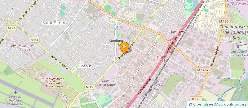 localisation de l'entreprise MONSIEUR GABRIEL GOUY  TOULOUSE