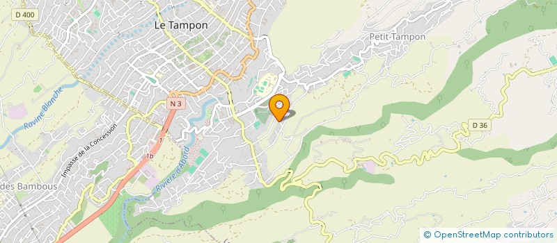 localisation de l'entreprise MONSIEUR GABRIEL GRACE  LE TAMPON
