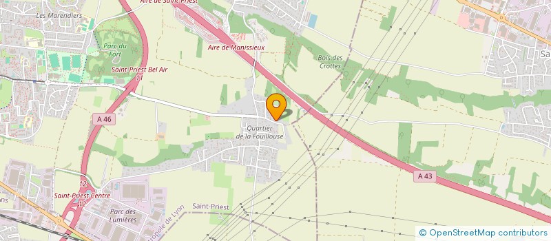 localisation de l'entreprise MONSIEUR GABRIEL GRANDVAL  SAINT-PRIEST