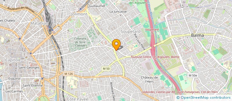 localisation de l'entreprise MONSIEUR GABRIEL GRENET à TOULOUSE