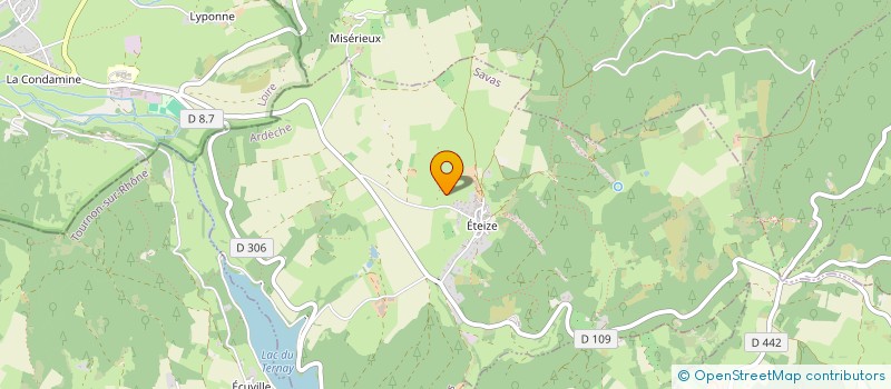 localisation de l'entreprise MONSIEUR GABRIEL GRENIER  SAVAS